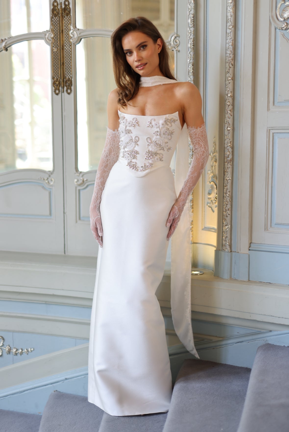 EVERLY GOWN SATIN