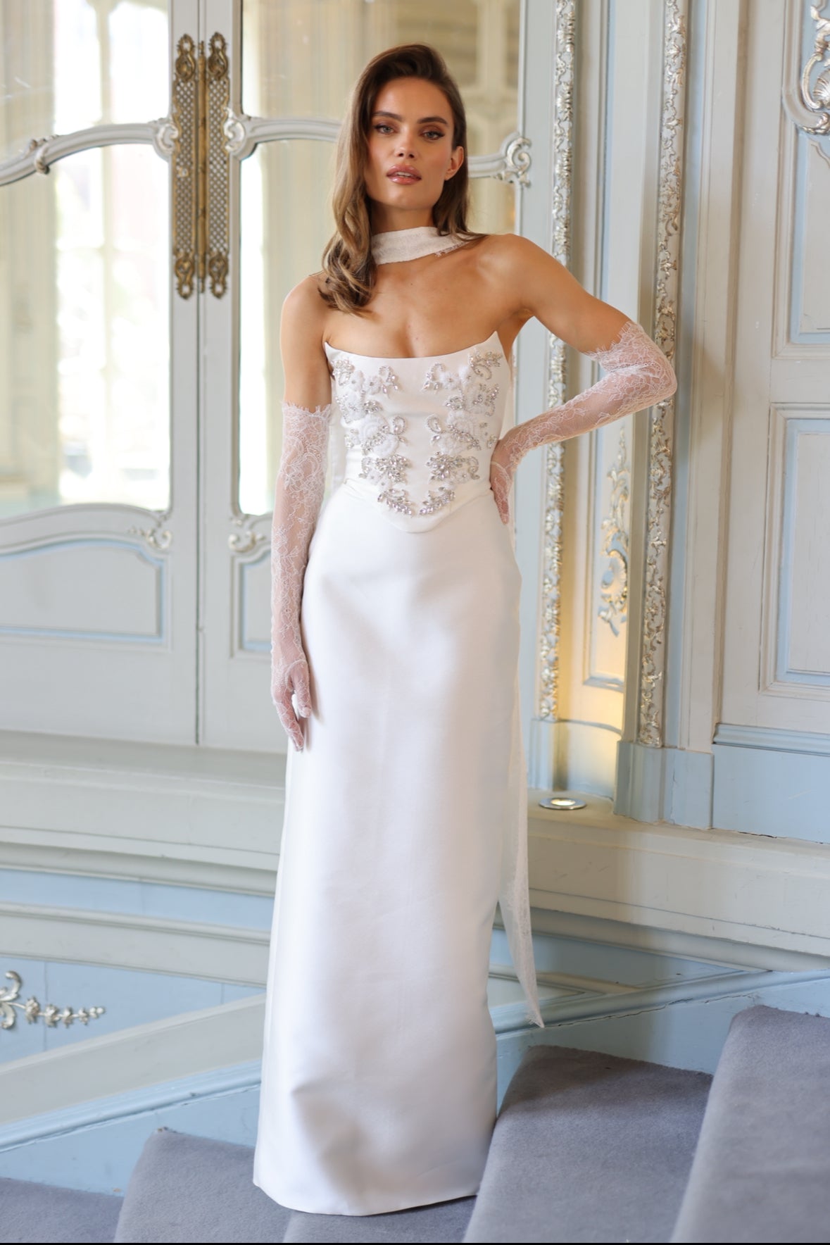 EVERLY GOWN SATIN