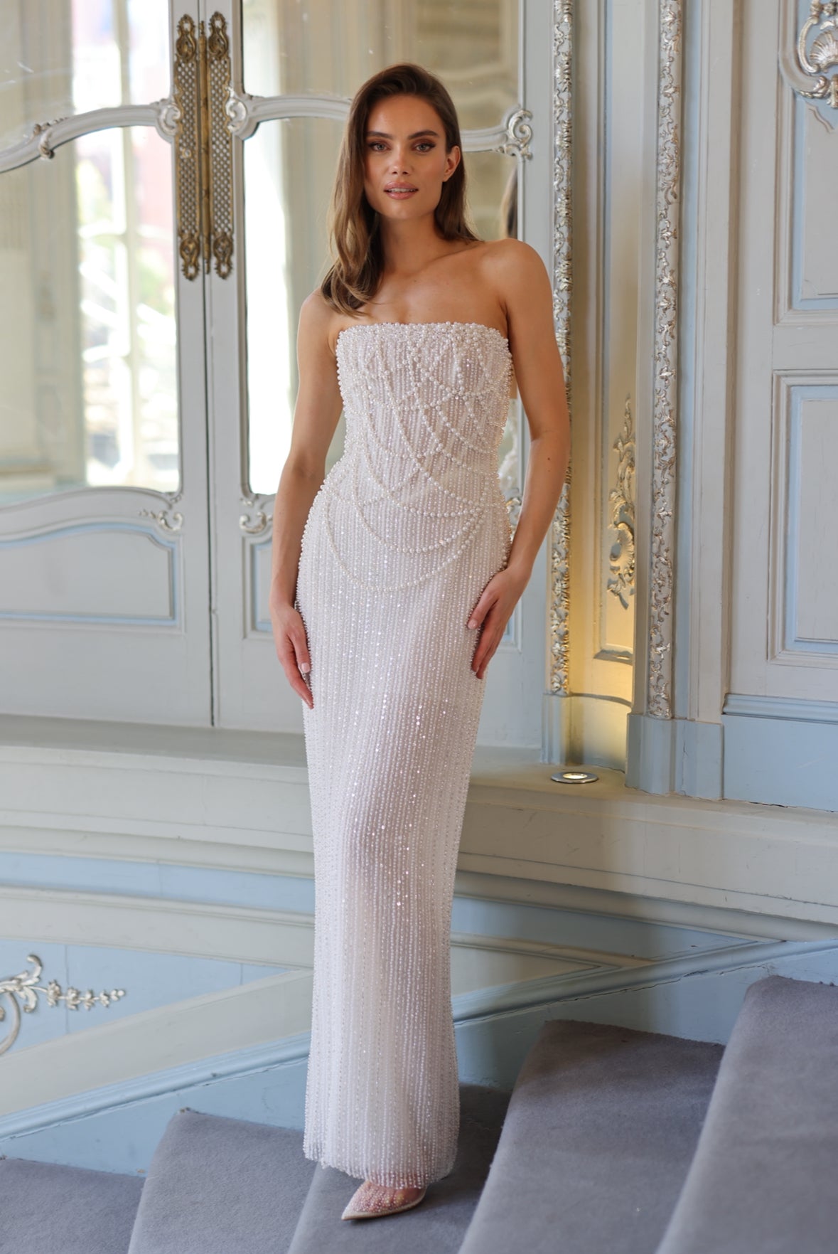 LUSTRE GOWN LINED