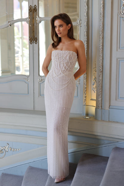 LUSTRE GOWN LINED