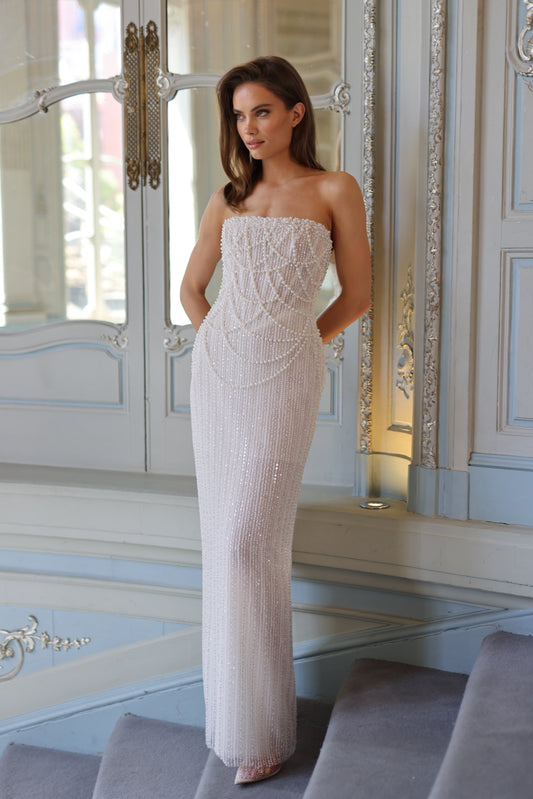 LUSTRE GOWN LINED