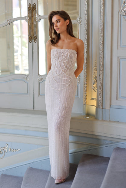 LUSTRE GOWN LINED
